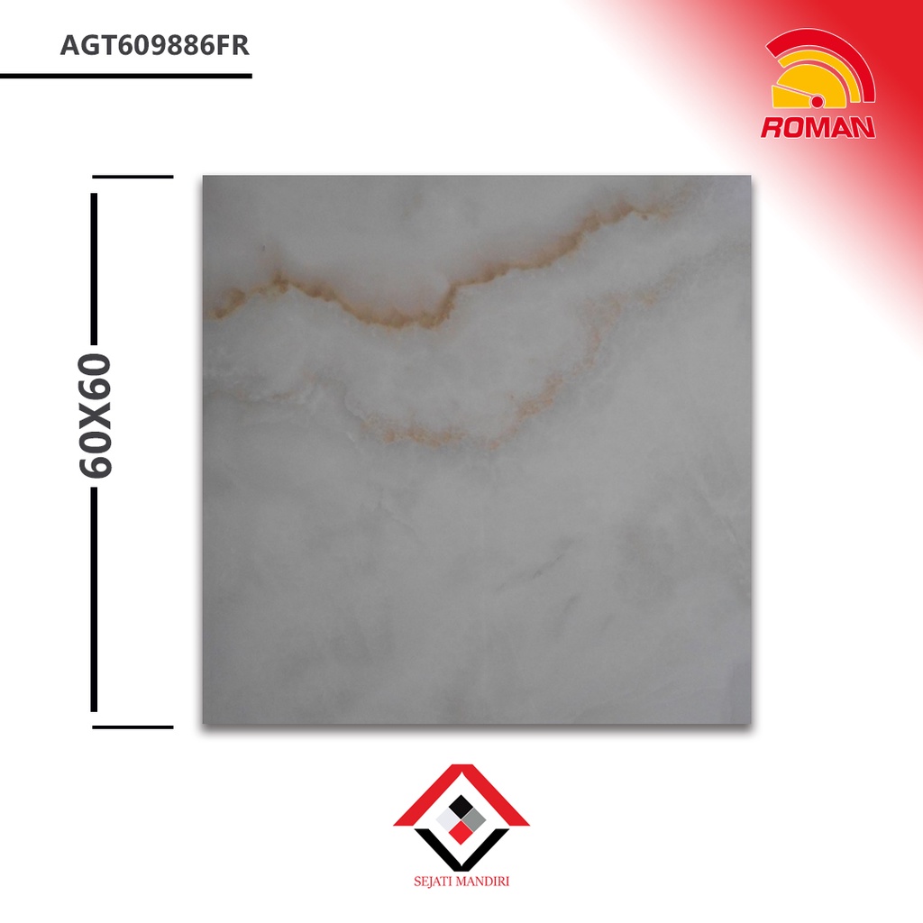 granit 60x60 - motif marmer - roman agt609886fr