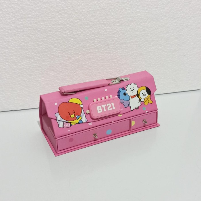 

Tempat Pensil Bos Kotak Pensil Karton+Kode Kunci/Tempat Pensil/Pencil Case Code/Pin