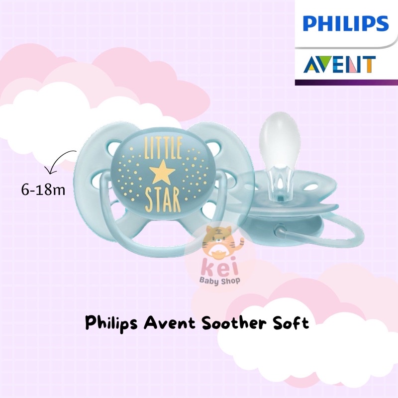 Empeng Avent Philips Soft - Dot Avent Soother Soft