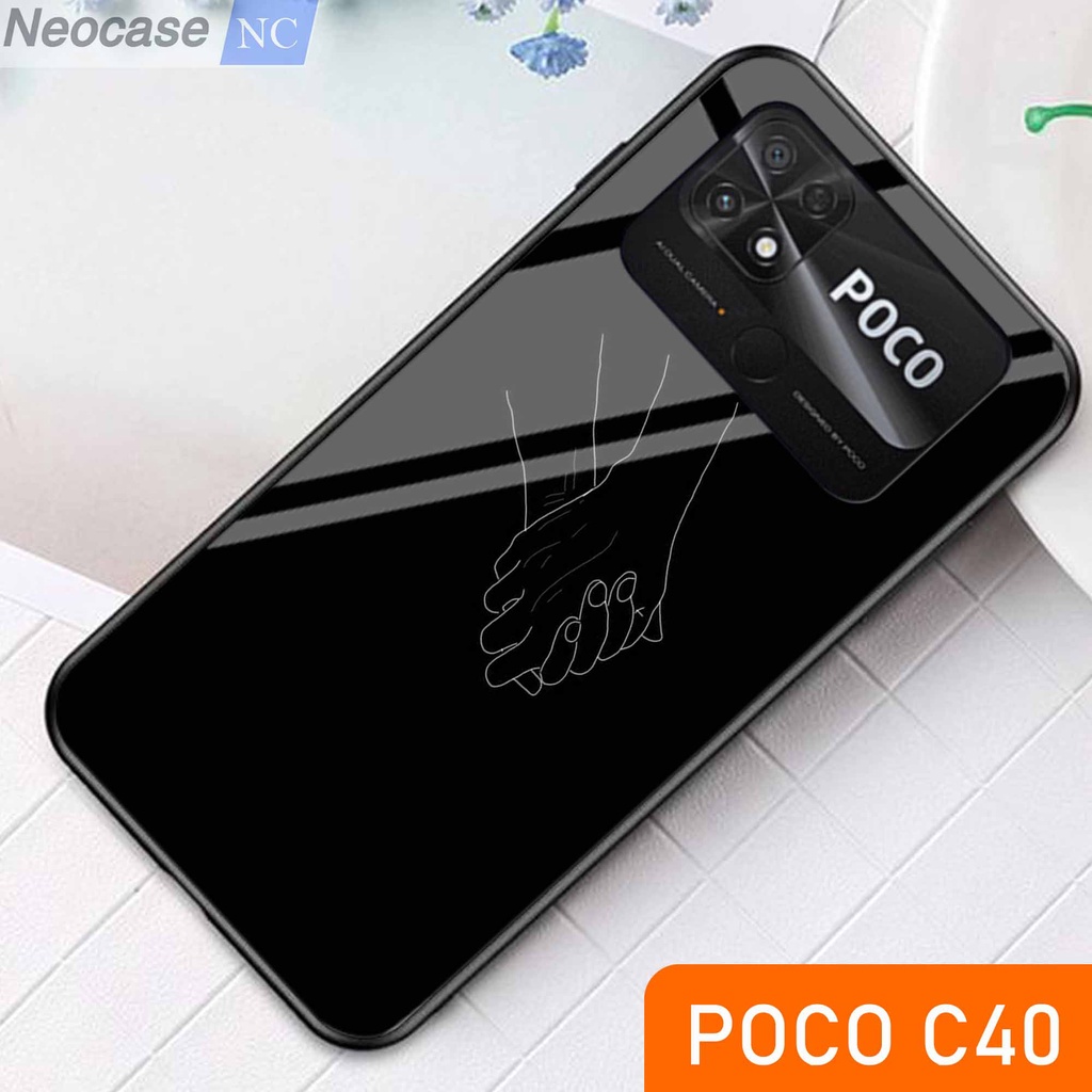 [N55] Softcase Glass Kilau Poco C40 - Casing HP Poco C40 - Case HP Poco C40