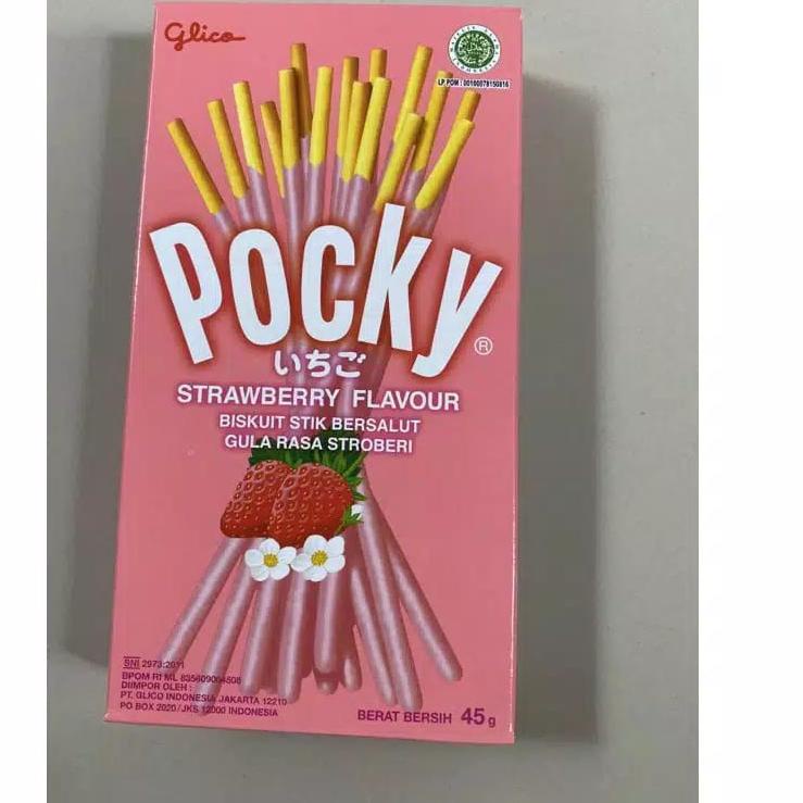 

<N-7.8❤> Glico Pocky Regular 47gr / Biskuit Stik Salut Coklat banyak diminati