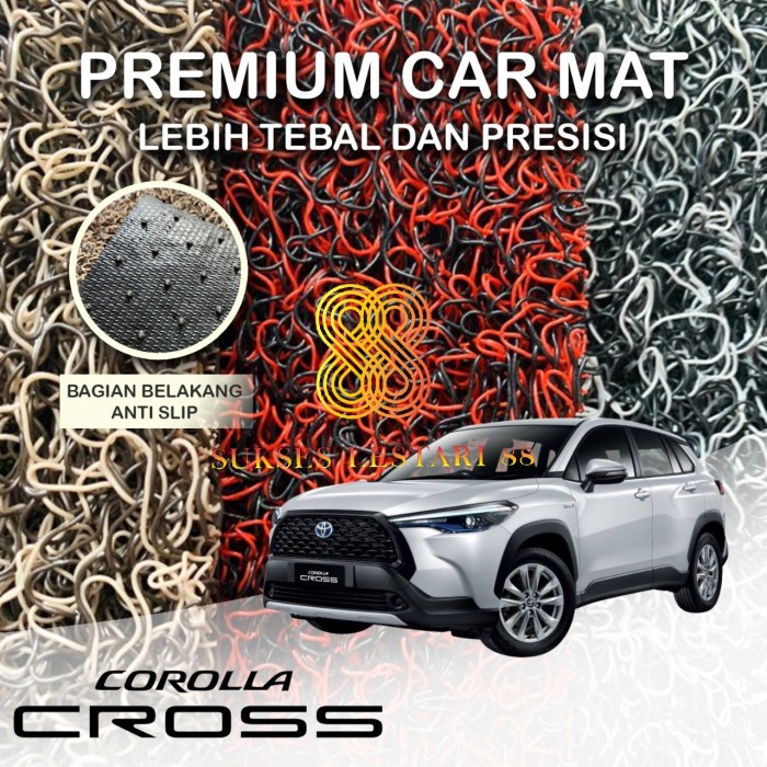 Karpet Mobil Premium TOYOTA COROLLA CROSS Mie Bihun 2 Warna