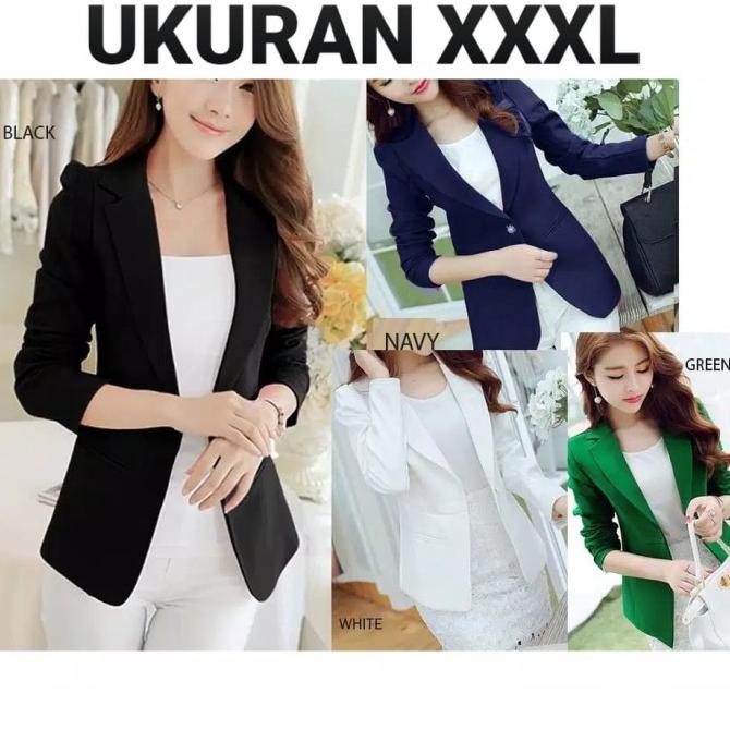 BLAZER JUMBO BIGSIZE FORMAL WANITA KANTOR