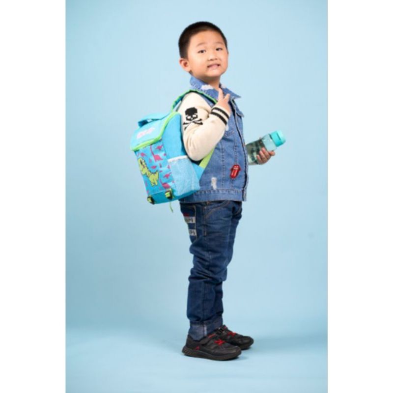 Tas ransel anak set Backpack dengan kotak botol sendok garpu