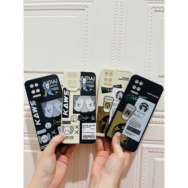 SOFTCASE PRO CAMERA XIAOMI REDMI NOTE 8 8 PRO 9 9S 9 PRO 10 10S 10 PRO  11 11S 11 PRO MAX 4G 5G MOTIF KAWS &amp; STARBUCKS COFFEE CUP