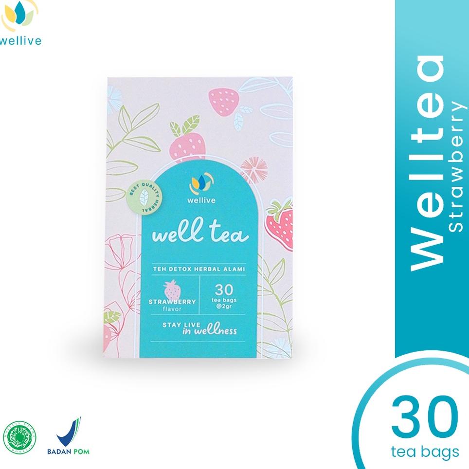 

C(68☎) WELLTEA - Teh detox - Teh Herbal - Isi 30 premium