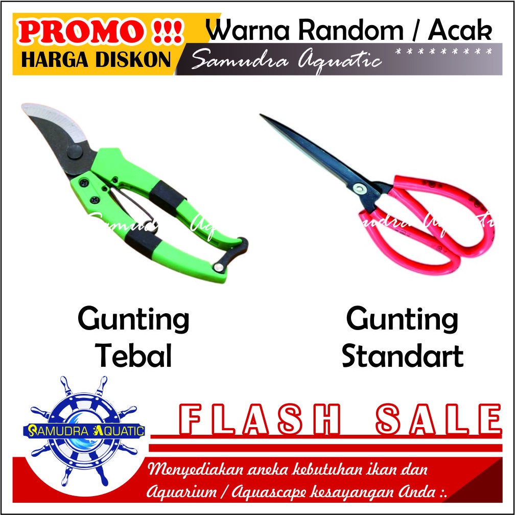 Alat Potong Rumput Sistetis, Gunting Rumput Aquarium, Gunting Rumput Mainan