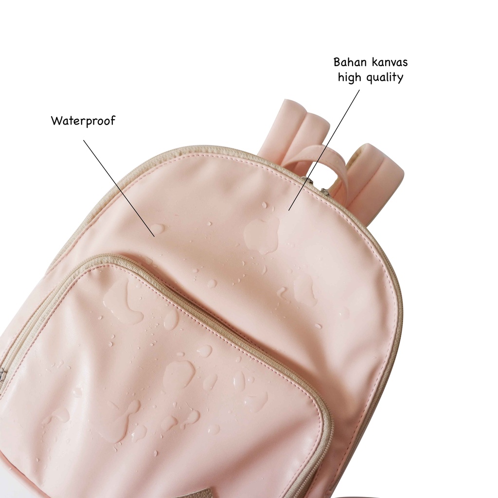 BICBAC TAS RANSEL CIRCLO PUNGGUNG BAG SEKOLAH TRAVEL TRAVELLING LAPTOP BACKPACK PREMIUM LEATHER SERBAGUNA WATERPROOF WATER RESISTANT PRIA WANITA ANAK SD SMP SMA KULIAH UNIVERSITAS ANTI HUJAN AIR ANTIBARET ANTIMALING