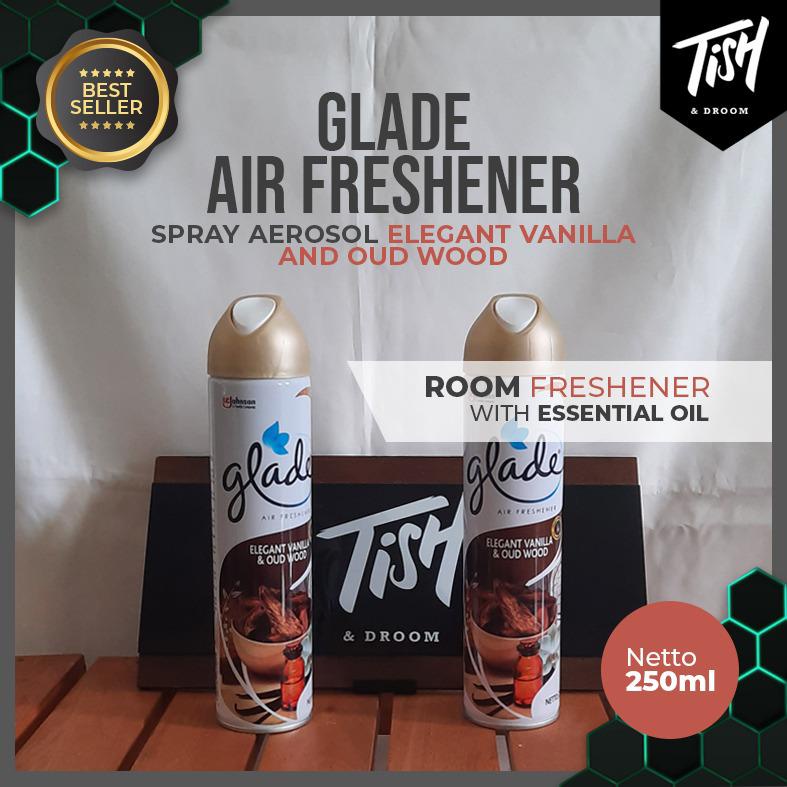 Spray Pengharum Ruangan Elegant Vanilla Oudwood Glade 250ML