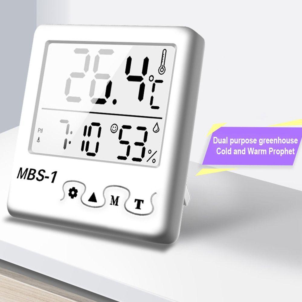 Solighter Digital Thermo-Hygrometer Digital Rumah Weather Station Indoor Sensor Suhu