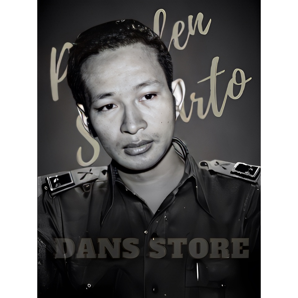 Poster Presiden Soeharto Hiasan Dinding Aesthetic Bahan MDF