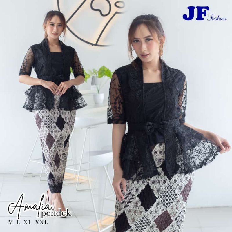 Kebaya kutubaru tulle//kebaya tulle modern//kebaya pesta modern//kebaya pendek