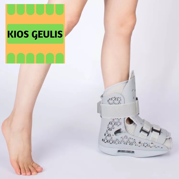 Ankle Brace Walker Boot Orthosis Penyangga Kaki Fracture Model Pendek