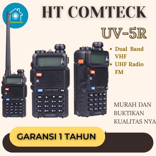 ht comteck UV5R Dual Band VHF - UHF Radio FM