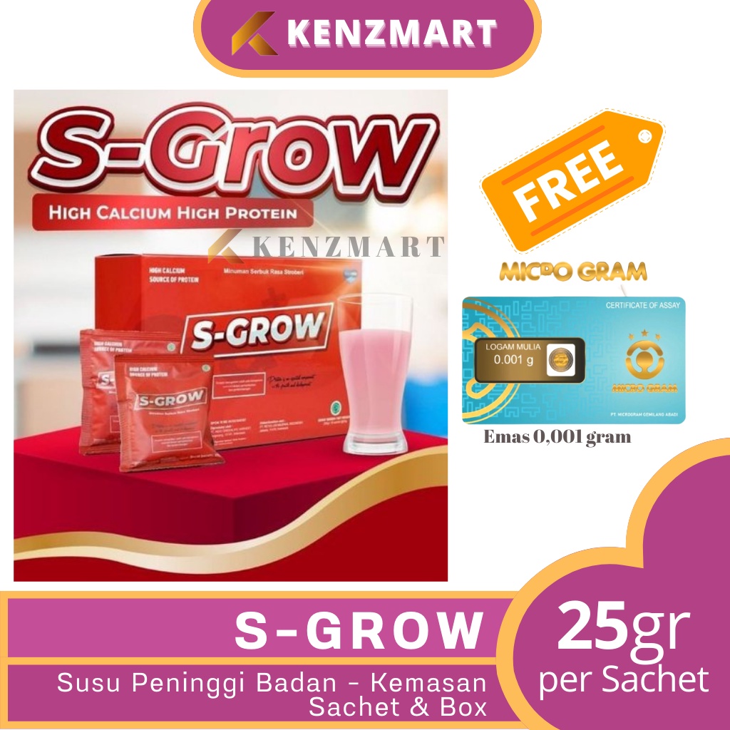 S-GROW - SGROW SUSU PENINGGI BADAN ORIGINAL TERBAIK DAN TERBUKTI SUPLEMEN AMPUH MENINGGIKAN BADAN