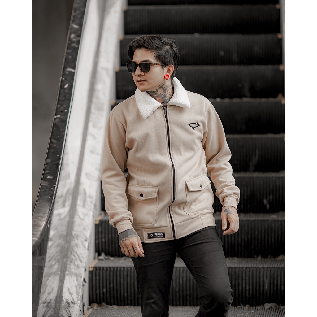JAKET PRIA BLUKET ROCK AND ROLL