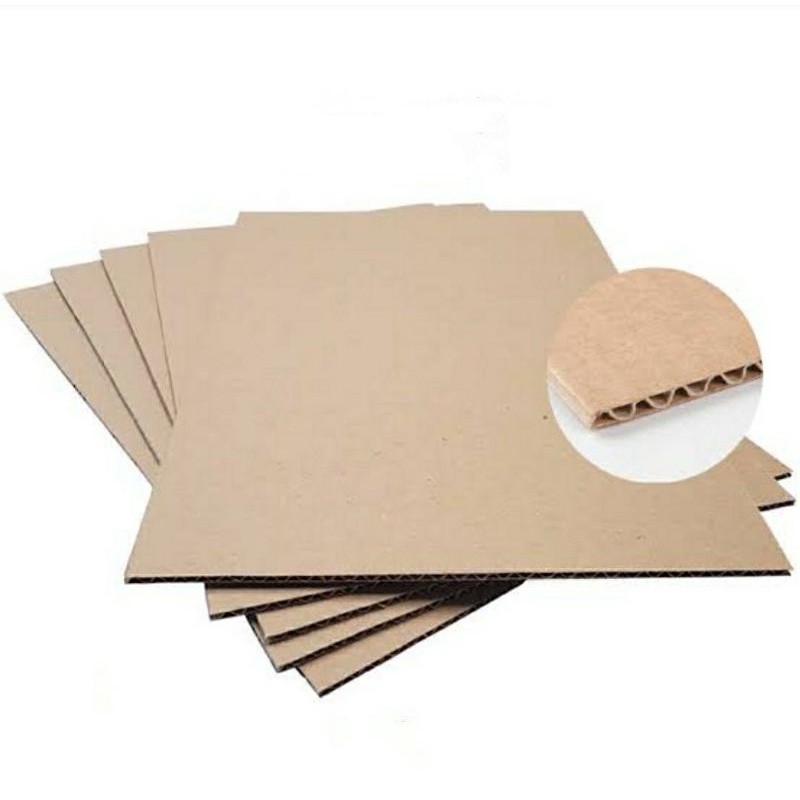 

Kardus Lembaran 100x50 cm Karton sheet packing single wall