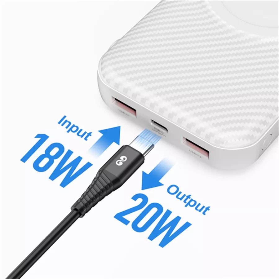 AKN88 - IWALK UBP20000M Magnetic Wireless Powerbank 20000mAh with Phone Stand