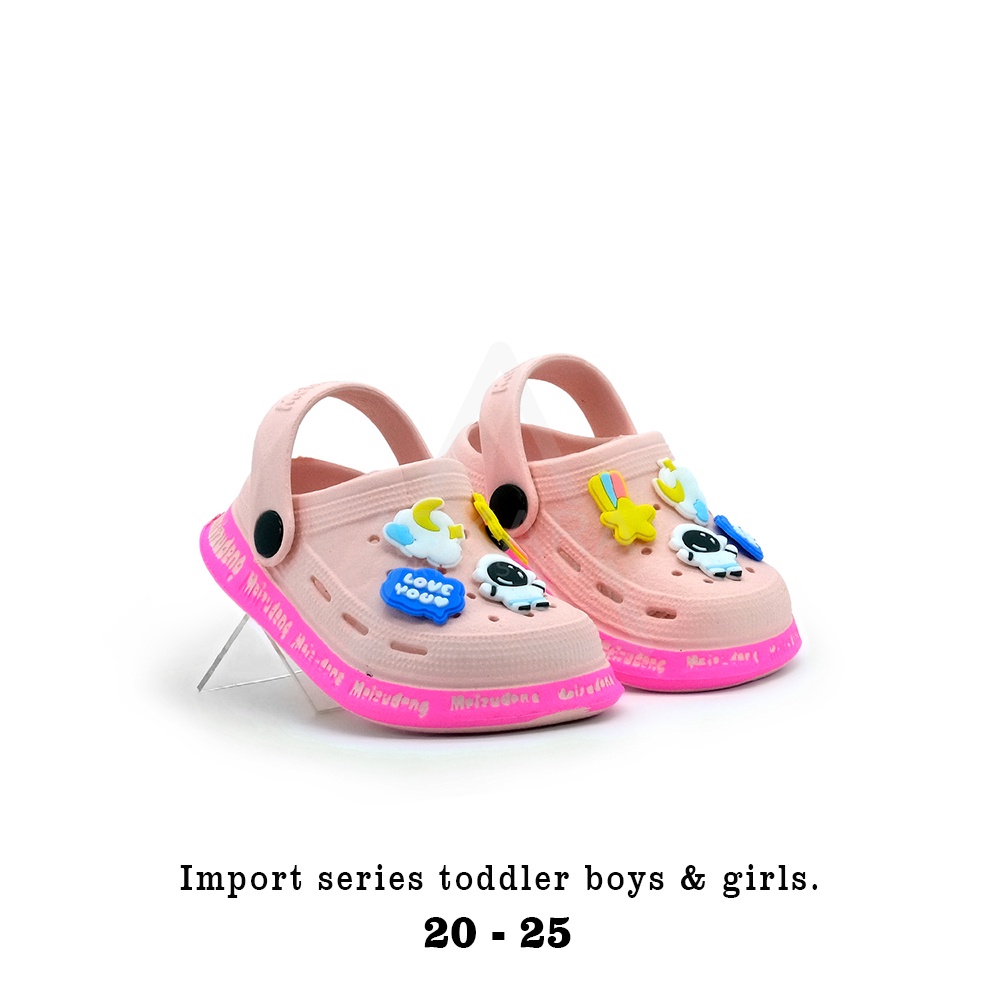 Sandal anak perempuan baim baby kids model astronot IMPORT terbaru