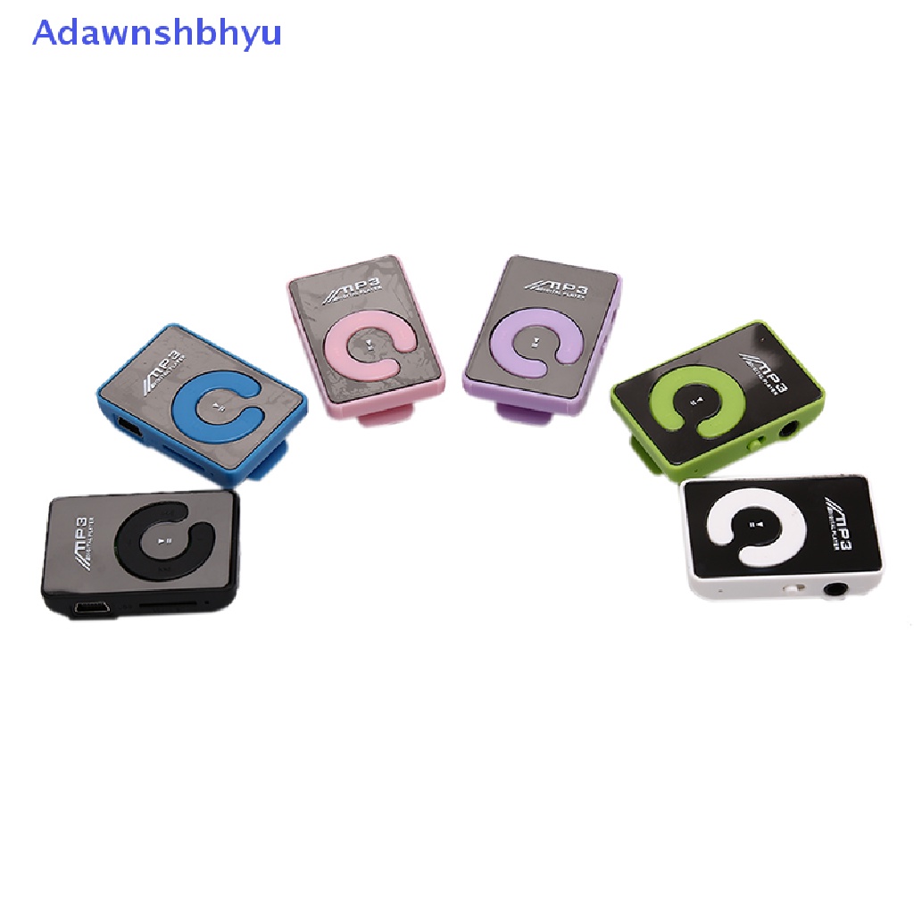 Adhyu Baru USB Klip MP3 Music Media Player Metal Support Max 32GB Kartu TF Mini ID