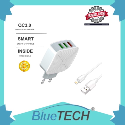 Travel Charger Type C Iphone Micro USB Android LDNIO A3310Q Fast Charging QC3.0 3 USB Original