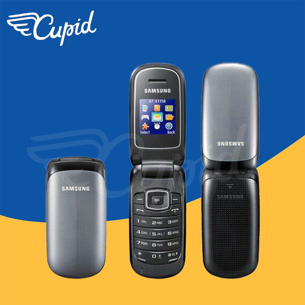 SAMSUNG LIPAT CARAMEL E1150 DUAL SIM GSM BAHASA INDONESIA