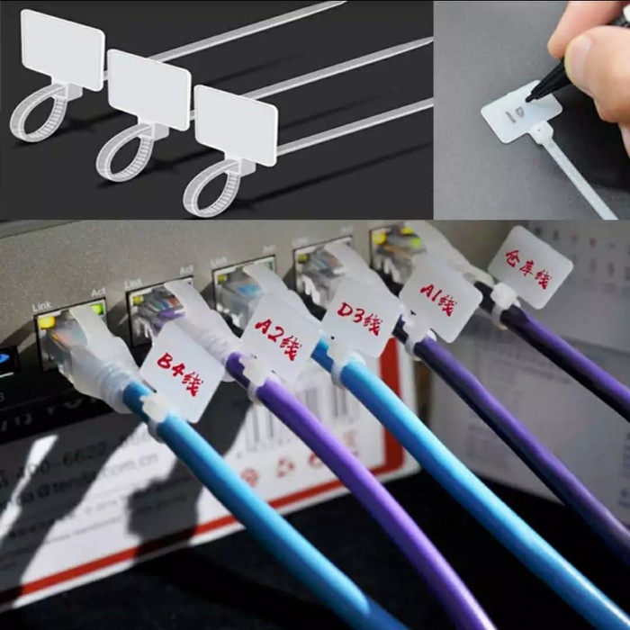 

TERBATAS Kabel Ties dengan Marker Penanda atau Label Code 2946