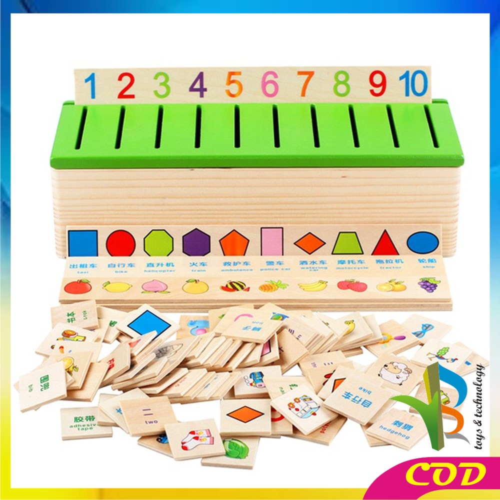 RB-M176 Mainan Anak Puzzle Kayu Mainan Edukasi Bergambar Montessori Toys / Puzzle Anak Wooden Toys