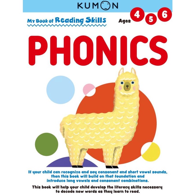 

Buku Anak - Kumon - My Book of Reading Skills: Phonics