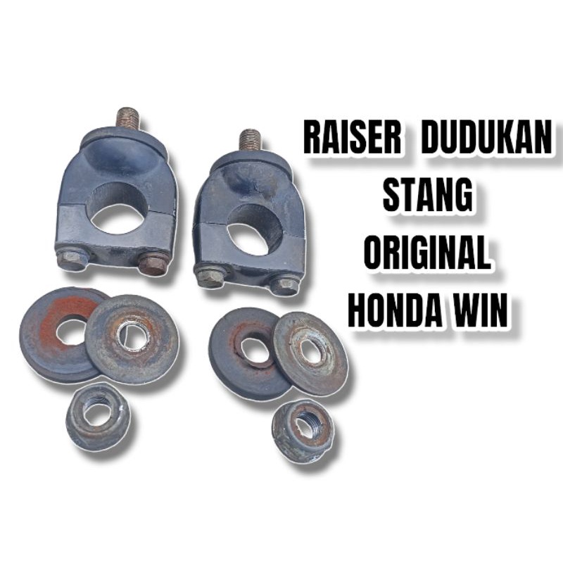 RAISER STANG BREKET DUDUKAN STANG HONDA WIN100 ORIGINAL LEPASAN ORI SECOND
