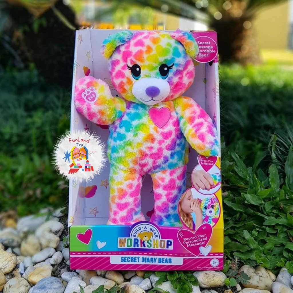 Build A Bear Workshop Secret Diary Bear Plush 31cm