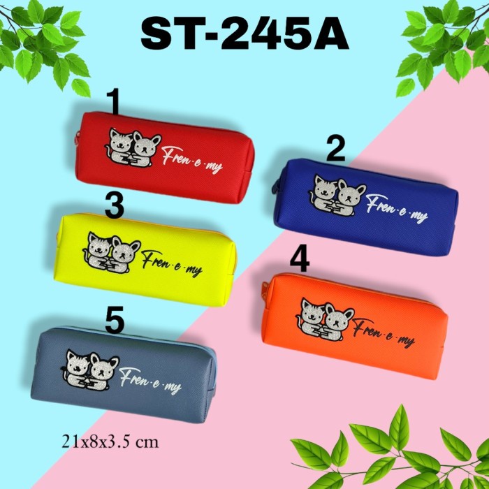 

PRO Kotak Pensil Sleting/Pencil Pouch Shintoeng Seri Glitter / Tepak - 245A my, Bebas