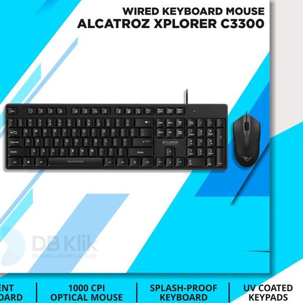 Terbaik Keyboard Mouse Combo Alcatroz Xplorer C3300  Alcatroz Xplorer C 3300 Silent