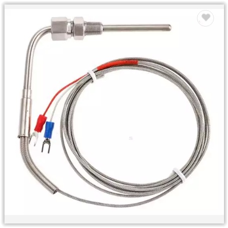Ready Termocouple Sensor Suhu 1M Tipe-K 5x50mm 2 Kabel MI Thread 3.3ft