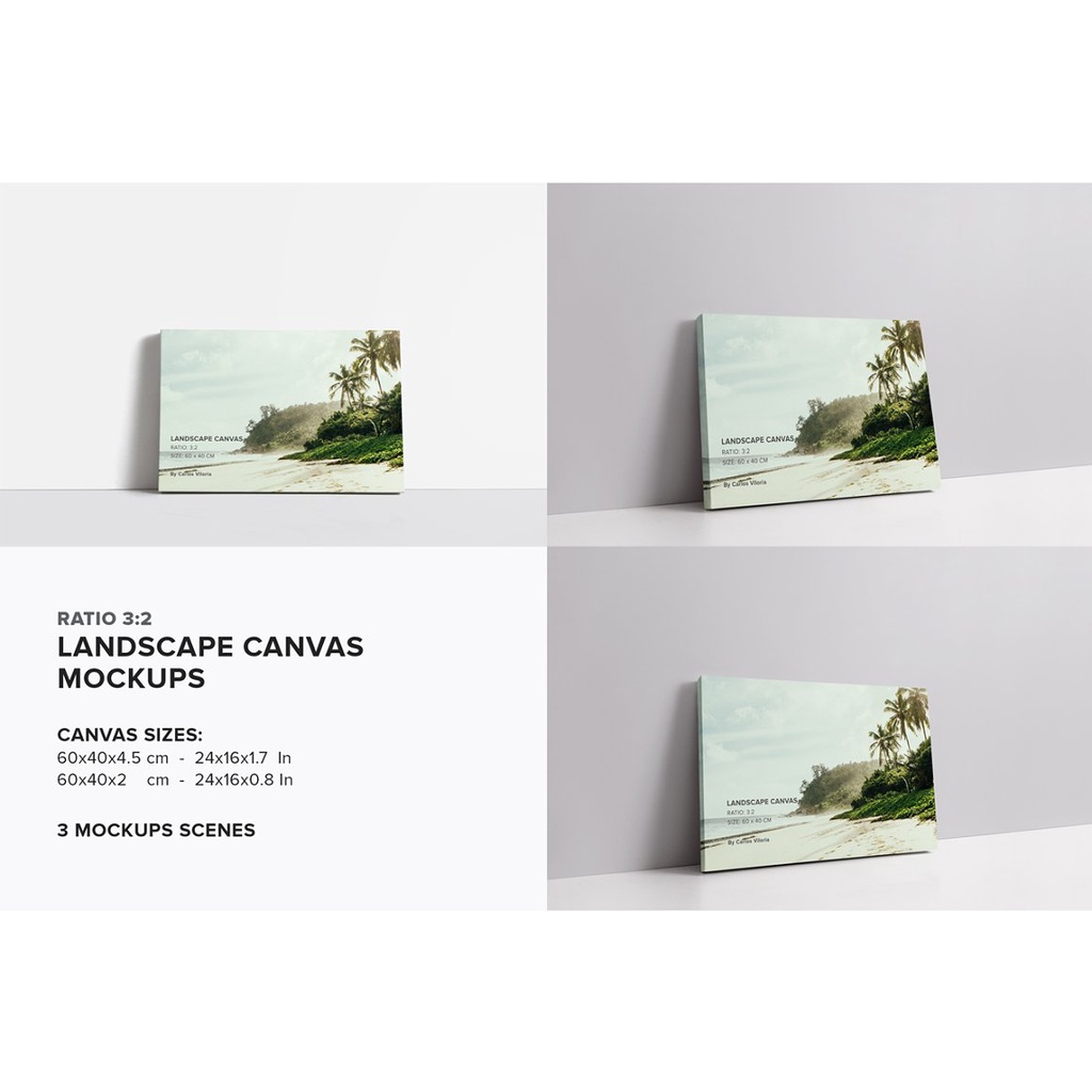 Canvas Mockups Bundle 2