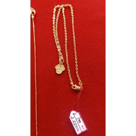 kalung emas kadat 16 karat emas 700