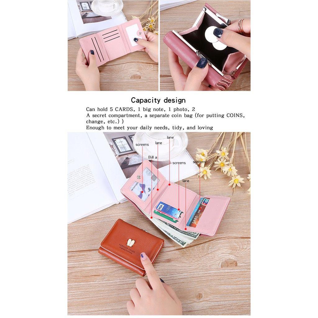 Dompet Wanita Lipat Simple Rabbit