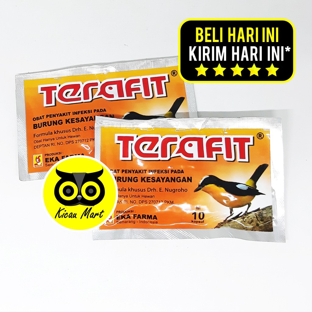 VITAMIN OBAT BURUNG MURAI KACER LOVEBIRD KENARI MENCRET BERAK KAPUR KURUS TERAFIT EKA FARMA OBTTFEF