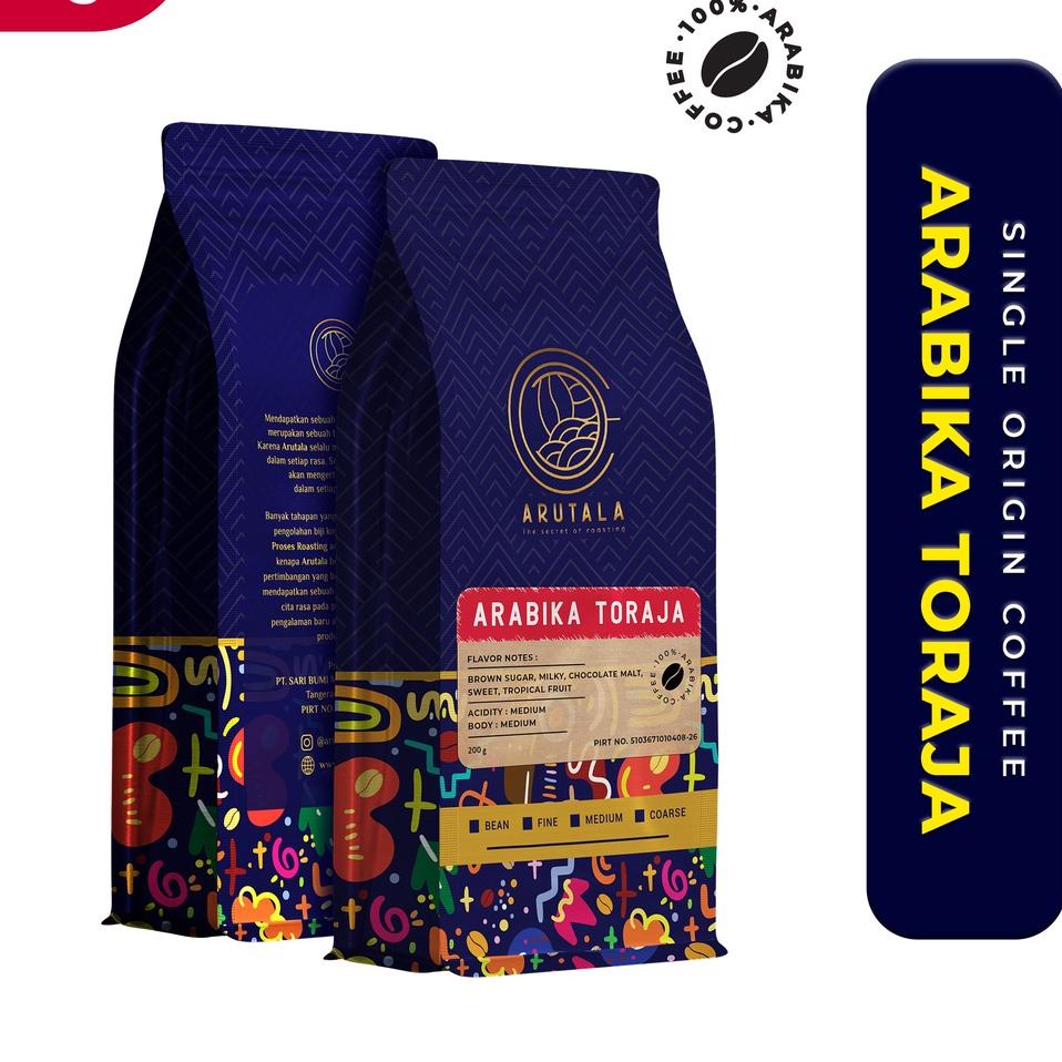 

[PRODUK DYKR8] ARUTALA Kopi Arabika Toraja Sapan 200 gram 7HI