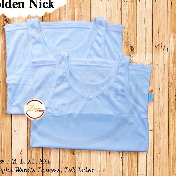 ☊Grosir☊ SINGLET GOLDEN NICK DEWASA | kaos dalam wanita | tangtop wanita | Singlet putih polos | Kao