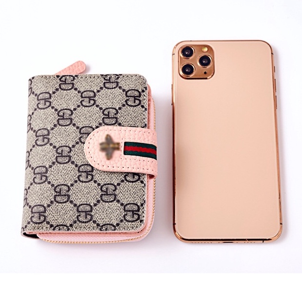 ♥DPS829♥D1018 COD DOMPET WANITA MINI IMPORT MOTIF GD LIPAT MURAH ORIGINAL