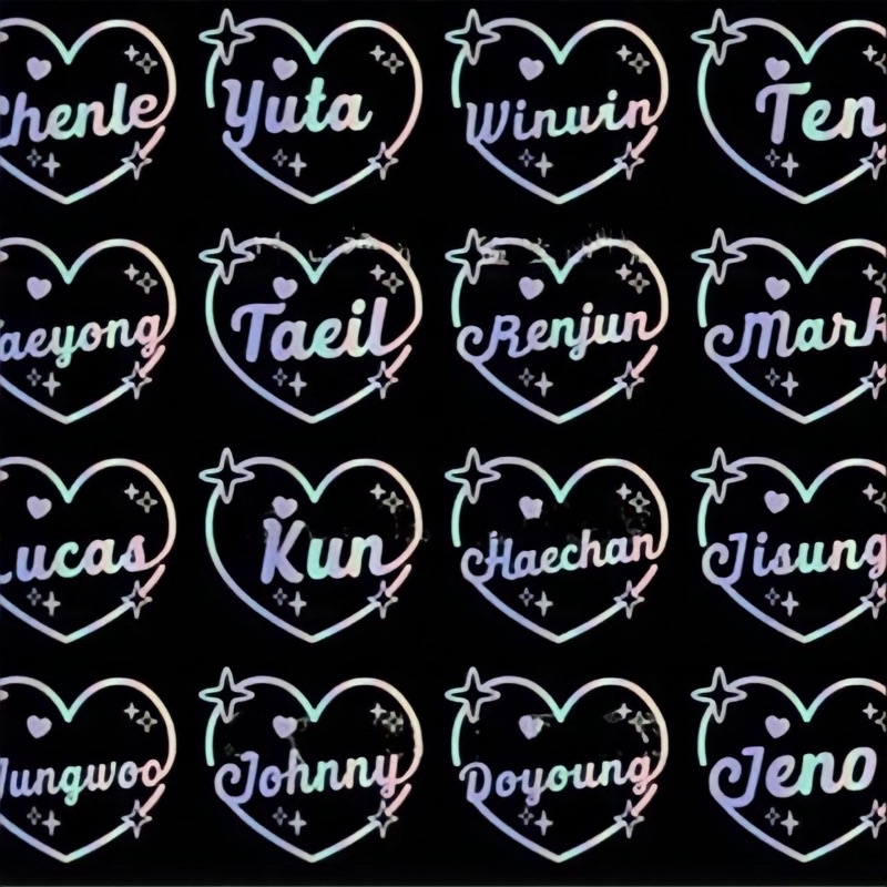 

Sticker NCT kpop Stiker cutting hologram
