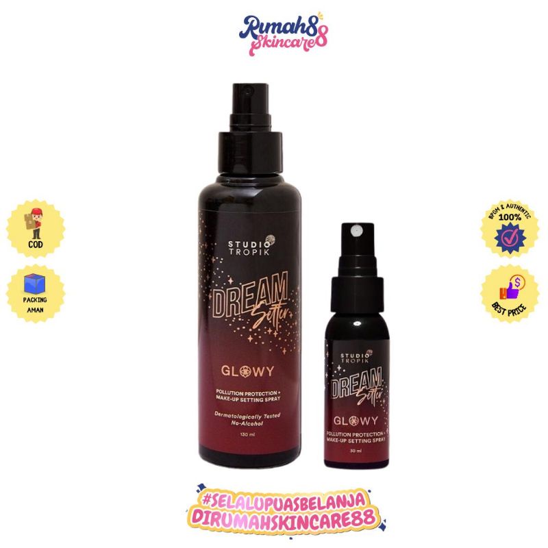 Studio Tropik DreamSetter Glowy Pollution Protection Make-up Setting Spray