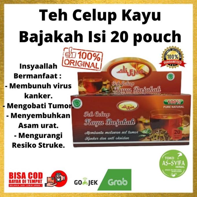 

[BISA COD] Teh Celup Kayu Bajakah Murni Alifya 20 pouch Herbal Kanker | Tumor