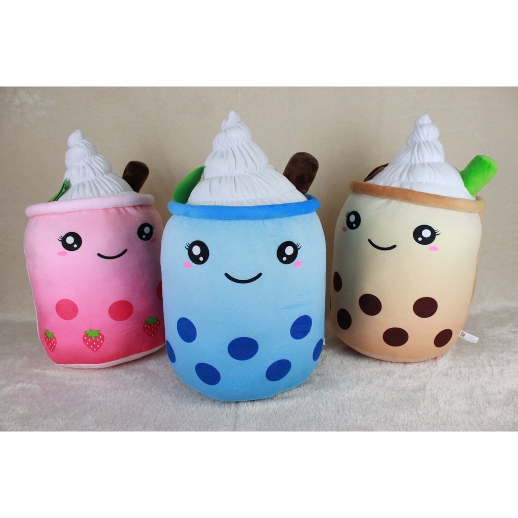 CBT Boneka Boba Ice Cream Boba Viral Lucu Motif Buah Size XL
