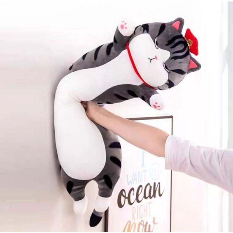 Guling Kucing Furyu Guling Bantal Boneka Kucing Tinggi 65cm Bahan Yelvo