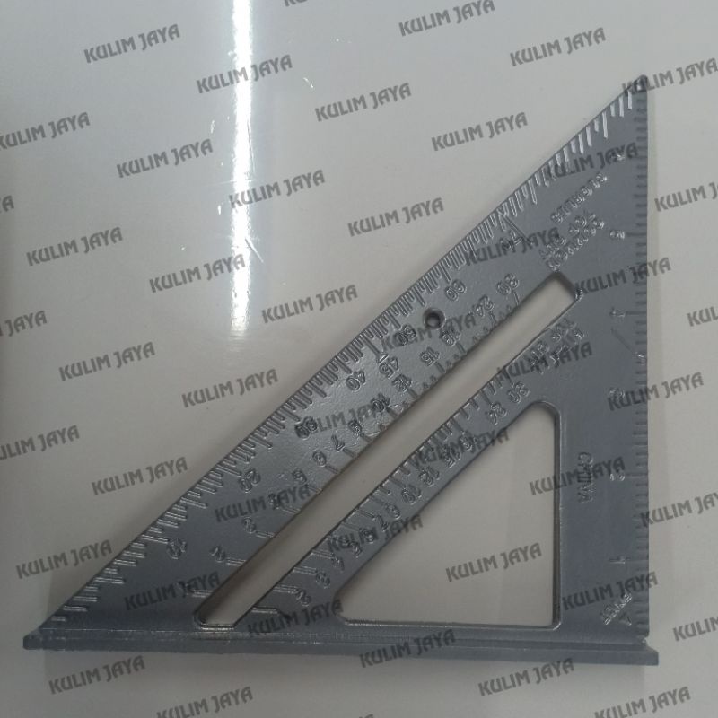 

Taffware Penggaris Siku Mistar Triangle Ruler Aluminium