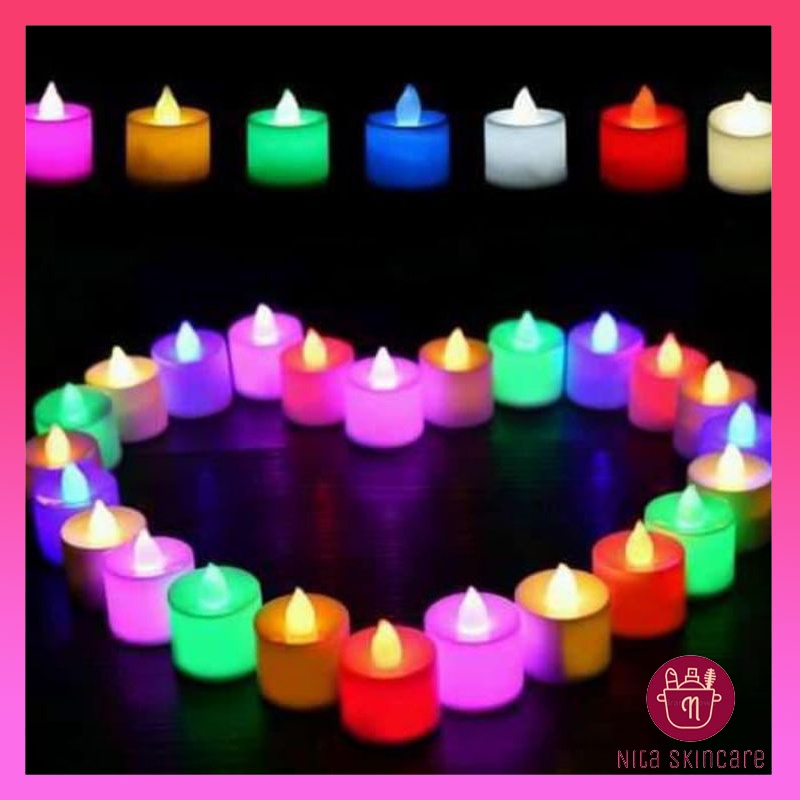 (LP05) Lampu Lilin Elektrik Lampu Baterai Lampu Lilin Baterai Lampu Tidur