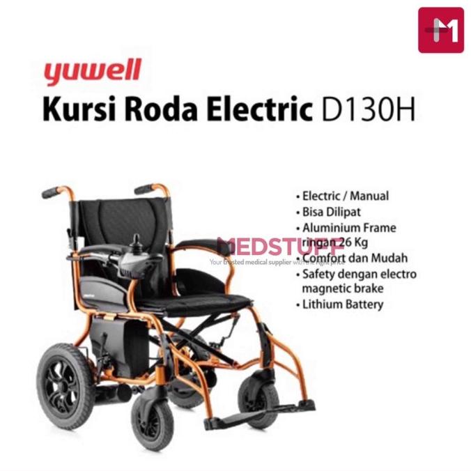 KURSI RODA ELEKTRIK YUWELL D130H KURSI RODA ELECTRIC YUWELL GT4564ER