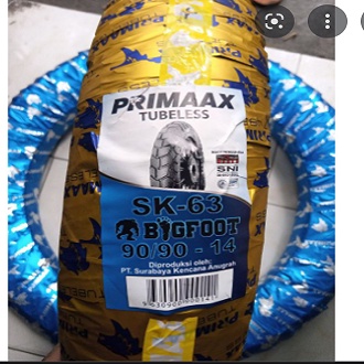 Ban tubeless Primaax 90/90-14 SK63 merek primax 300-14 SK 63 Bigfoot